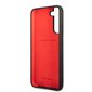 Ferrari Liquid Silicone Metal Logo Case mallille Samsung Galaxy S22, musta hinta ja tiedot | Puhelimen kuoret ja kotelot | hobbyhall.fi