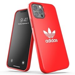 Adidas OR SnapCase Trefoil mallille iPhone 12/12 Pro 42293, punainen hinta ja tiedot | Puhelimen kuoret ja kotelot | hobbyhall.fi