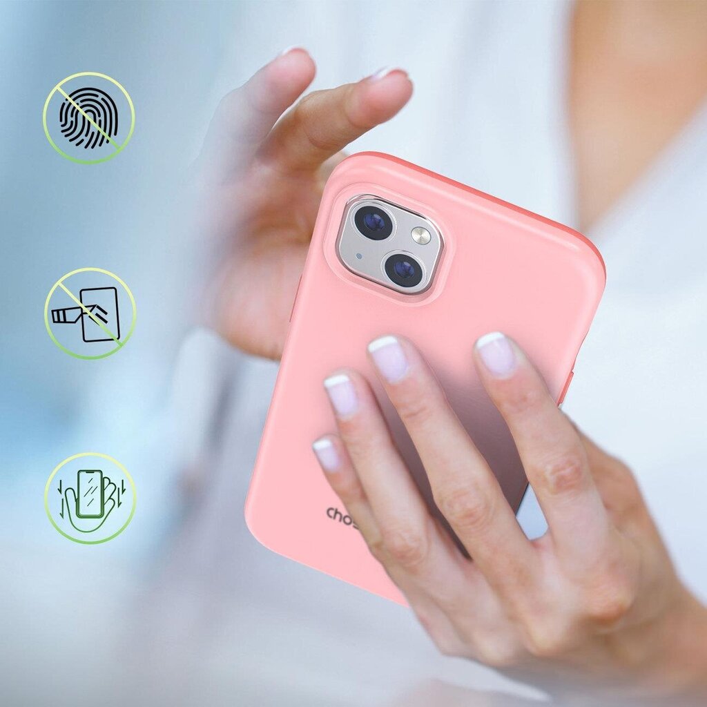 Choetech MFM Anti-drop case mallille iPhone 13 PC0112-MFM-PK, pinkki hinta ja tiedot | Puhelimen kuoret ja kotelot | hobbyhall.fi