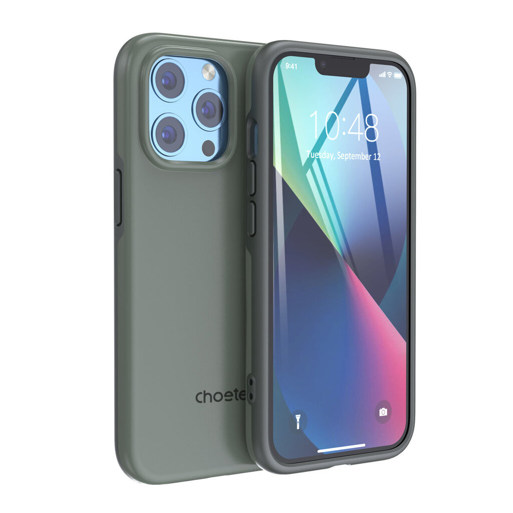 Choetech Case mallille iPhone 13 Pro Max PC0114-MFM-GN, vihreä hinta ja tiedot | Puhelimen kuoret ja kotelot | hobbyhall.fi