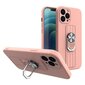 Ring Case silicone case, mallille Samsung Galaxy S22 Ultra, pinkki hinta ja tiedot | Puhelimen kuoret ja kotelot | hobbyhall.fi
