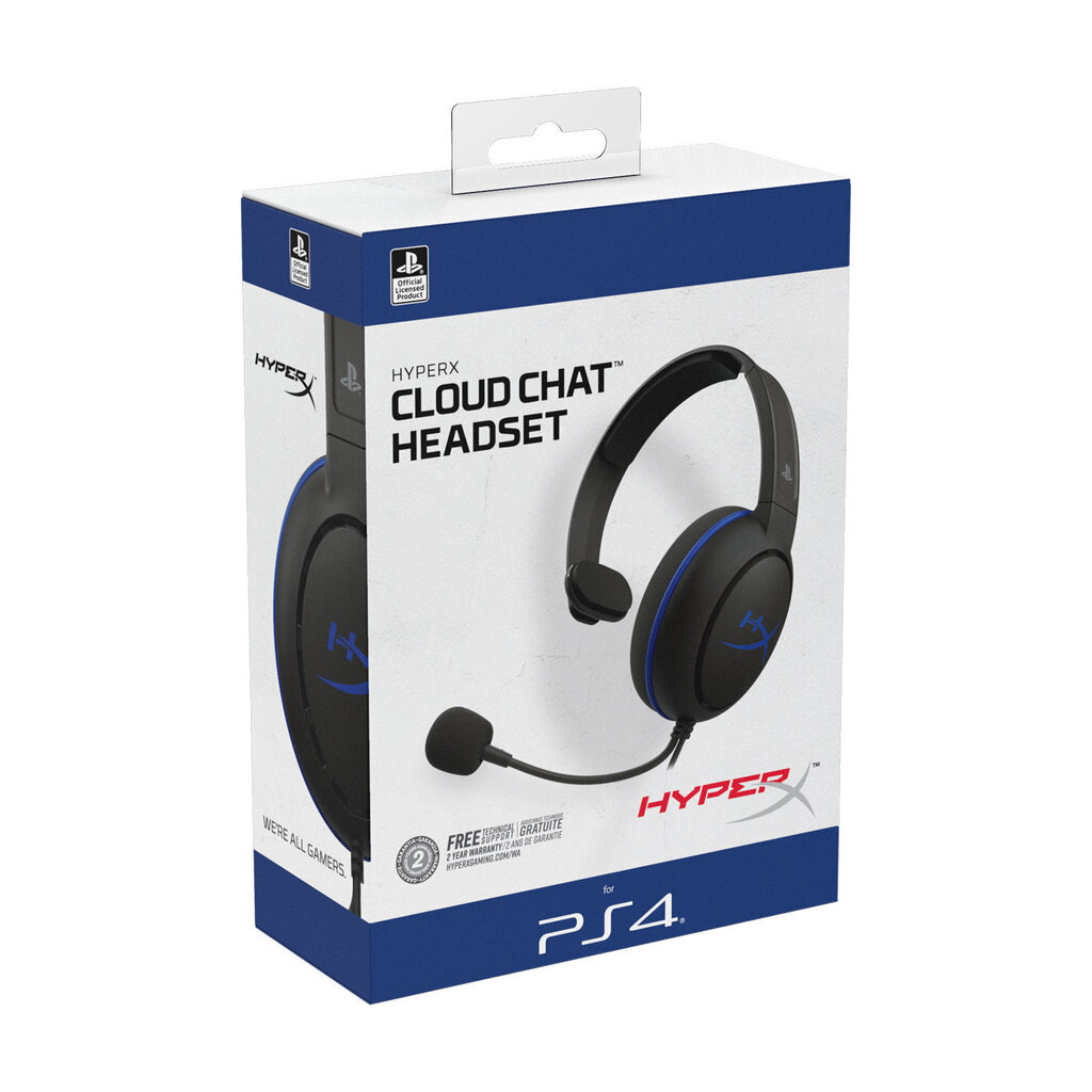 HyperX Cloud Chat PS4 HX-HSCCHS-BK/EM hinta ja tiedot | Kuulokkeet | hobbyhall.fi