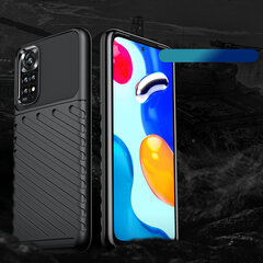 Hurtel Thunder Case mallille Xiaomi Redmi Note 11 Pro + 5G / 11 Pro 5G / 11 Pro, musta hinta ja tiedot | Puhelimen kuoret ja kotelot | hobbyhall.fi