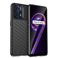 Hurtel Thunder Case mallille Realme 9 Pro + (9 Pro Plus), musta hinta ja tiedot | Puhelimen kuoret ja kotelot | hobbyhall.fi