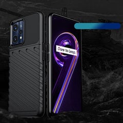 Hurtel Thunder Case mallille Realme 9 Pro + (9 Pro Plus), musta hinta ja tiedot | Puhelimen kuoret ja kotelot | hobbyhall.fi