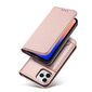 Hurtel Magnet Card Case mallille iPhone 12, pinkki hinta ja tiedot | Puhelimen kuoret ja kotelot | hobbyhall.fi