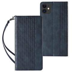 Hurtel Magnet Strap Case mallille iPhone 12, sininen hinta ja tiedot | Puhelimen kuoret ja kotelot | hobbyhall.fi