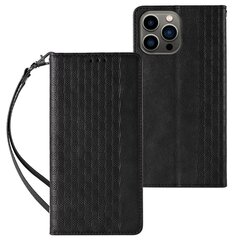 Hurtel Magnet Strap Case mallille iPhone 12 Pro, musta hinta ja tiedot | Puhelimen kuoret ja kotelot | hobbyhall.fi