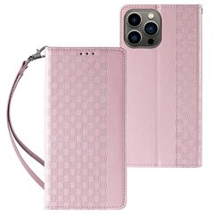 Hurtel Magnet Strap Case mallille iPhone 12 Pro, pinkki hinta ja tiedot | Puhelimen kuoret ja kotelot | hobbyhall.fi