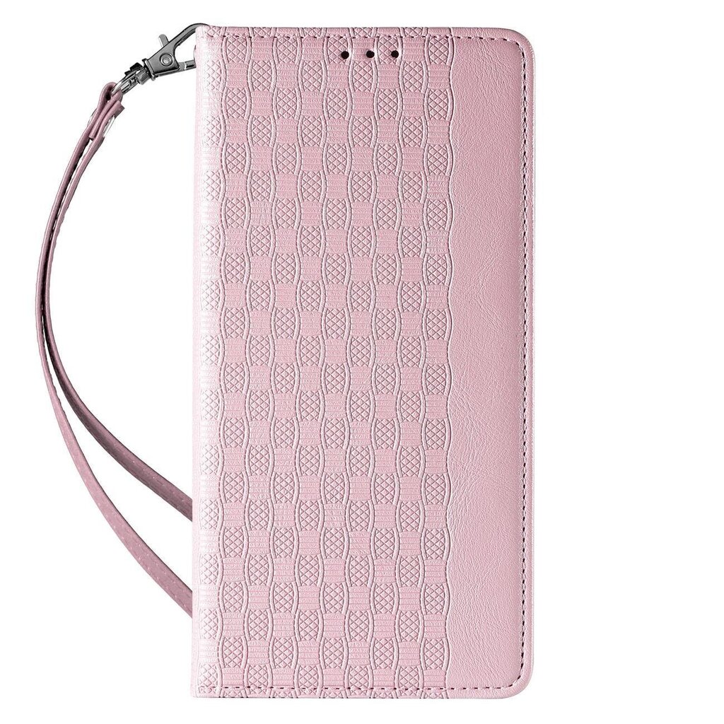 Hurtel Magnet Strap Case mallille iPhone 12 Pro Max, pinkki hinta ja tiedot | Puhelimen kuoret ja kotelot | hobbyhall.fi