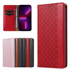 Hurtel Magnet Strap Case mallille iPhone 12 Pro Max, punainen hinta ja tiedot | Puhelimen kuoret ja kotelot | hobbyhall.fi