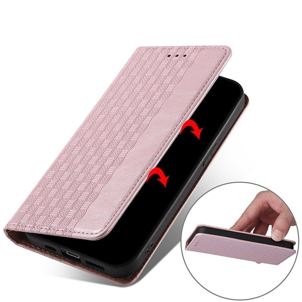 Hurtel Magnet Strap Case mallille Samsung Galaxy A12 5G, pinkki hinta ja tiedot | Puhelimen kuoret ja kotelot | hobbyhall.fi