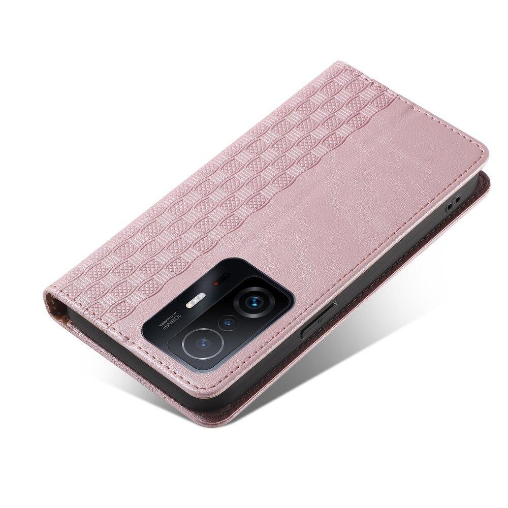 Hurtel Magnet Strap Case mallille Samsung Galaxy A12 5G, pinkki hinta ja tiedot | Puhelimen kuoret ja kotelot | hobbyhall.fi