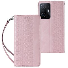 Hurtel Magnet Strap Case mallille Samsung Galaxy A12 5G, pinkki hinta ja tiedot | Puhelimen kuoret ja kotelot | hobbyhall.fi