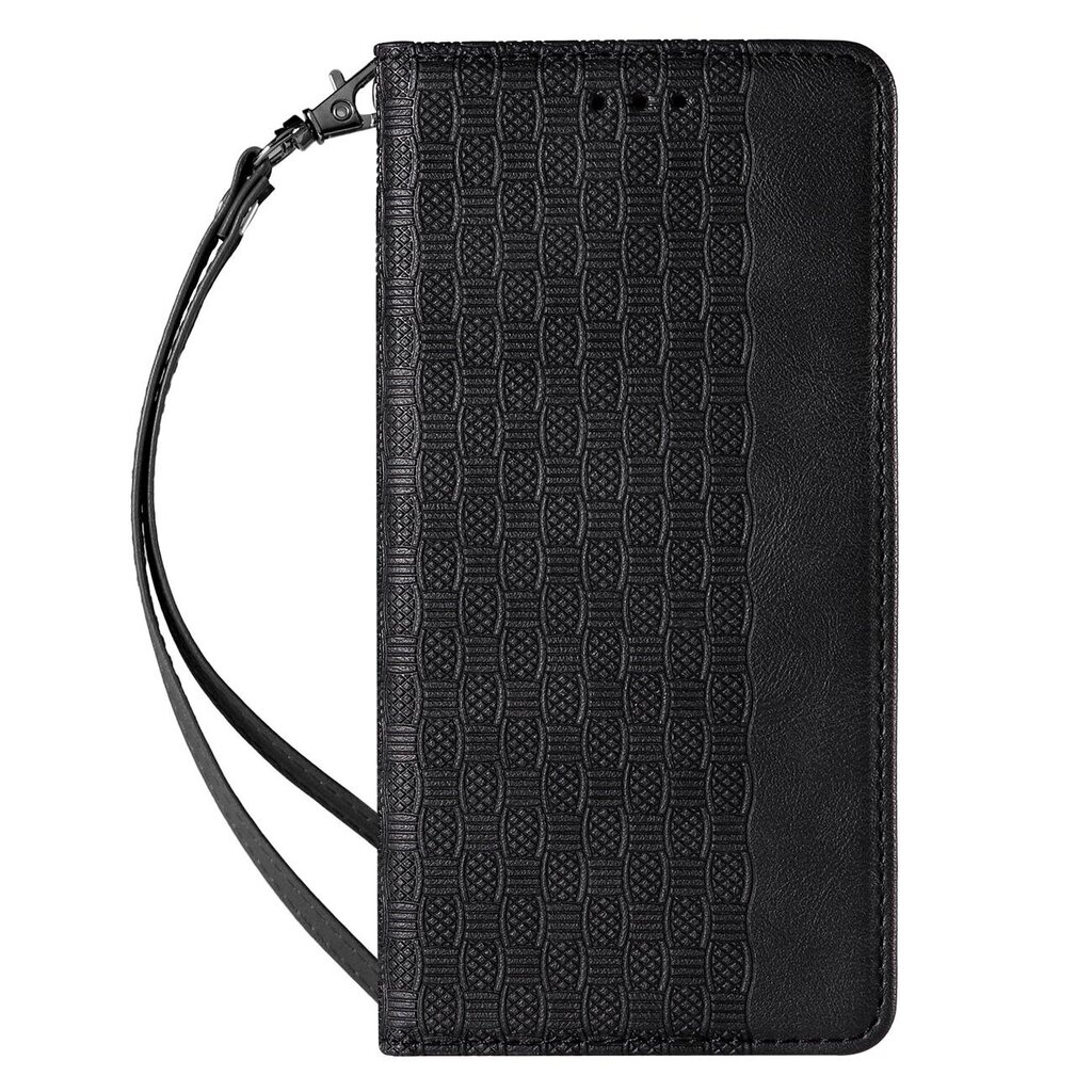 Hurtel Magnet Strap Case mallille Samsung Galaxy S22 + (S22 Plus), musta hinta ja tiedot | Puhelimen kuoret ja kotelot | hobbyhall.fi