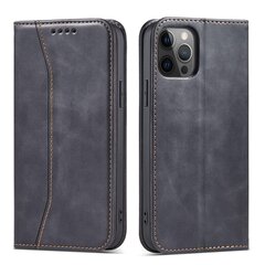 Hurtel Magnet Fancy Case mallille iPhone 12 Pro Max, musta hinta ja tiedot | Puhelimen kuoret ja kotelot | hobbyhall.fi