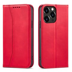 Hurtel Magnet Fancy Case mallille iPhone 13 Pro Max, punainen hinta ja tiedot | Puhelimen kuoret ja kotelot | hobbyhall.fi