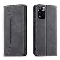 Hurtel Magnet Fancy Case mallille Xiaomi Redmi Note 11 Pro, musta hinta ja tiedot | Puhelimen kuoret ja kotelot | hobbyhall.fi