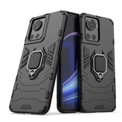 Hurtel Ring Armor Case mallille OnePlus Ace, musta hinta ja tiedot | Puhelimen kuoret ja kotelot | hobbyhall.fi