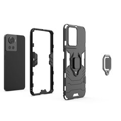 Hurtel Ring Armor Case mallille OnePlus Ace, musta hinta ja tiedot | Puhelimen kuoret ja kotelot | hobbyhall.fi