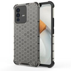 Hurtel Honeycomb Case mallille Vivo V23 5G, musta hinta ja tiedot | Puhelimen kuoret ja kotelot | hobbyhall.fi