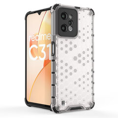 Hurtel Honeycomb Case mallille Realme C31, läpinäkyvä hinta ja tiedot | Puhelimen kuoret ja kotelot | hobbyhall.fi