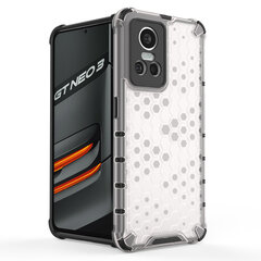 Hurtel Honeycomb Case mallille Realme GT Neo 3, musta hinta ja tiedot | Puhelimen kuoret ja kotelot | hobbyhall.fi