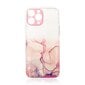 Hurtel Marble Case mallille iPhone 12, pinkki hinta ja tiedot | Puhelimen kuoret ja kotelot | hobbyhall.fi