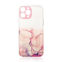 Hurtel Marble Case mallille iPhone 12 Pro Max, pinkki hinta ja tiedot | Puhelimen kuoret ja kotelot | hobbyhall.fi