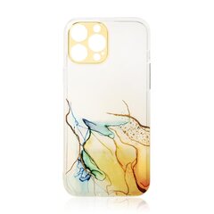 Hurtel Marble Case mallille iPhone 12, oranssi hinta ja tiedot | Puhelimen kuoret ja kotelot | hobbyhall.fi