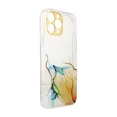 Hurtel Marble Case mallille iPhone 12 Pro Max, oranssi hinta ja tiedot | Puhelimen kuoret ja kotelot | hobbyhall.fi