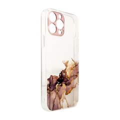 Hurtel Marble Case mallille iPhone 12 Pro Max, ruskea hinta ja tiedot | Puhelimen kuoret ja kotelot | hobbyhall.fi