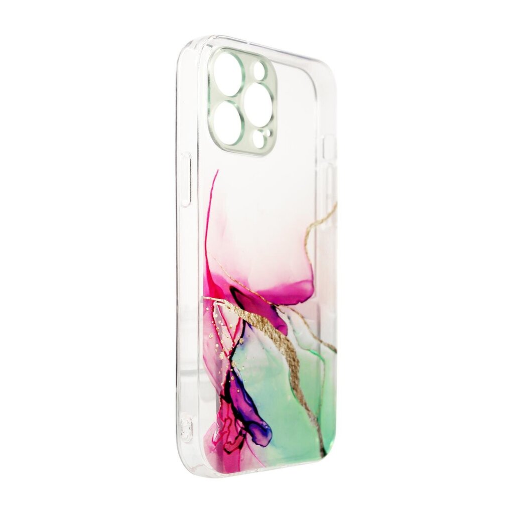 Hurtel Marble Case mallille iPhone 12 Pro Max, vihreä hinta ja tiedot | Puhelimen kuoret ja kotelot | hobbyhall.fi