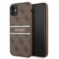 Originaal GUESS 4G Stripe - Iphone 11 , ruskea hinta ja tiedot | Puhelimen kuoret ja kotelot | hobbyhall.fi