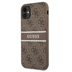 Originaal GUESS 4G Stripe - Iphone 11 , ruskea hinta ja tiedot | Puhelimen kuoret ja kotelot | hobbyhall.fi