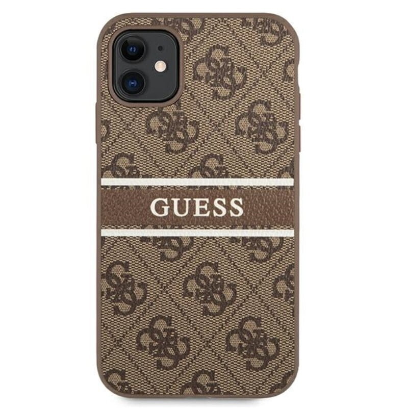 Originaal GUESS 4G Stripe - Iphone 11 , ruskea hinta ja tiedot | Puhelimen kuoret ja kotelot | hobbyhall.fi