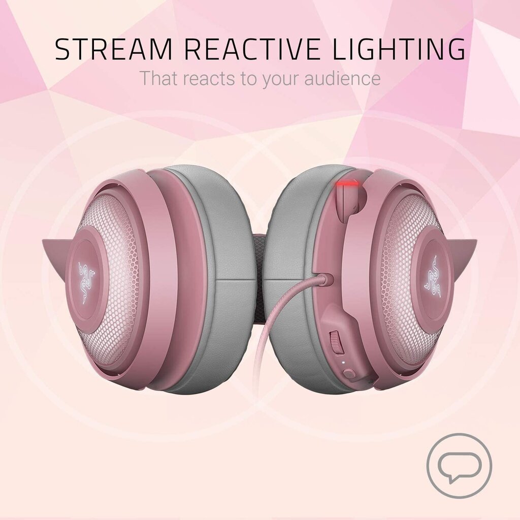 Razer Kraken Kitty Pink RZ04-02980200-R3M1 hinta ja tiedot | Kuulokkeet | hobbyhall.fi