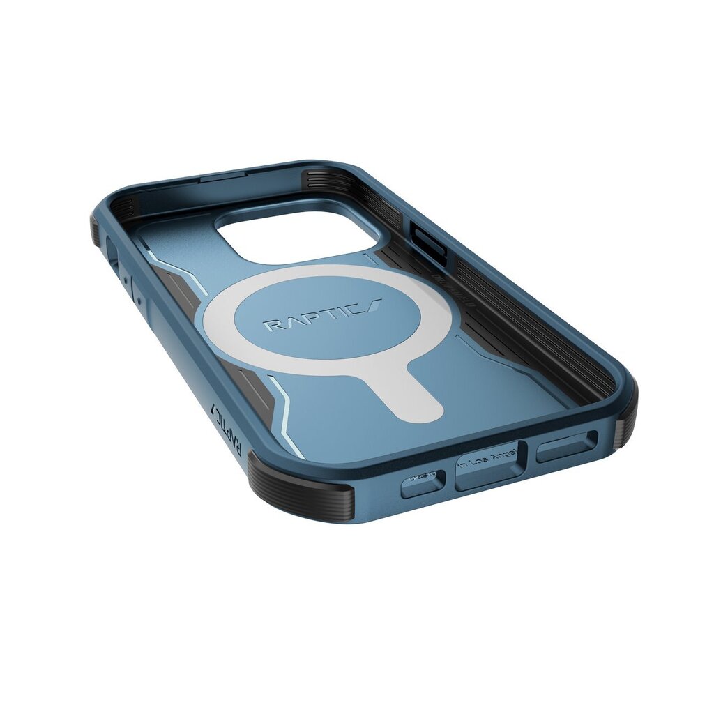 Raptic X-Doria Fort iPhone 14 Pro with MagSafe armored blue hinta ja tiedot | Puhelimen kuoret ja kotelot | hobbyhall.fi