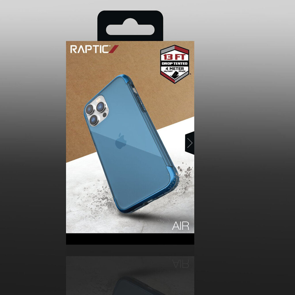 Raptic X-Doria Air iPhone 14 Pro Max armored blue hinta ja tiedot | Puhelimen kuoret ja kotelot | hobbyhall.fi