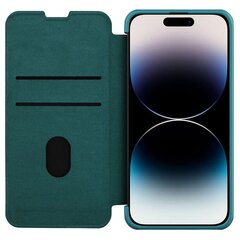 Nillkin Qin Pro Leather iPhone 14 Pro Max 6.7 2022 Exuberant Green hinta ja tiedot | Nillkin Puhelimet, älylaitteet ja kamerat | hobbyhall.fi