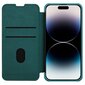 Nillkin Qin Pro Leather iPhone 14 Pro Max 6.7 2022 Exuberant Green hinta ja tiedot | Puhelimen kuoret ja kotelot | hobbyhall.fi