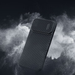 Nillkin Synthetic Fiber S iPhone 14 Pro Max 6.7 2022 Black hinta ja tiedot | Puhelimen kuoret ja kotelot | hobbyhall.fi