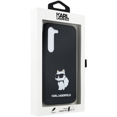 Original Karl Lagerfeld Silicone Choupette - Samsung Galaxy S23, musta hinta ja tiedot | Puhelimen kuoret ja kotelot | hobbyhall.fi