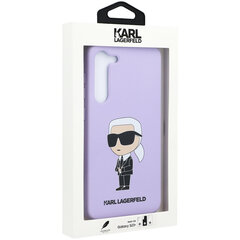 Original Karl Lagerfeld Silicone Ikonik - Samsung Galaxy S23, violetti hinta ja tiedot | Puhelimen kuoret ja kotelot | hobbyhall.fi