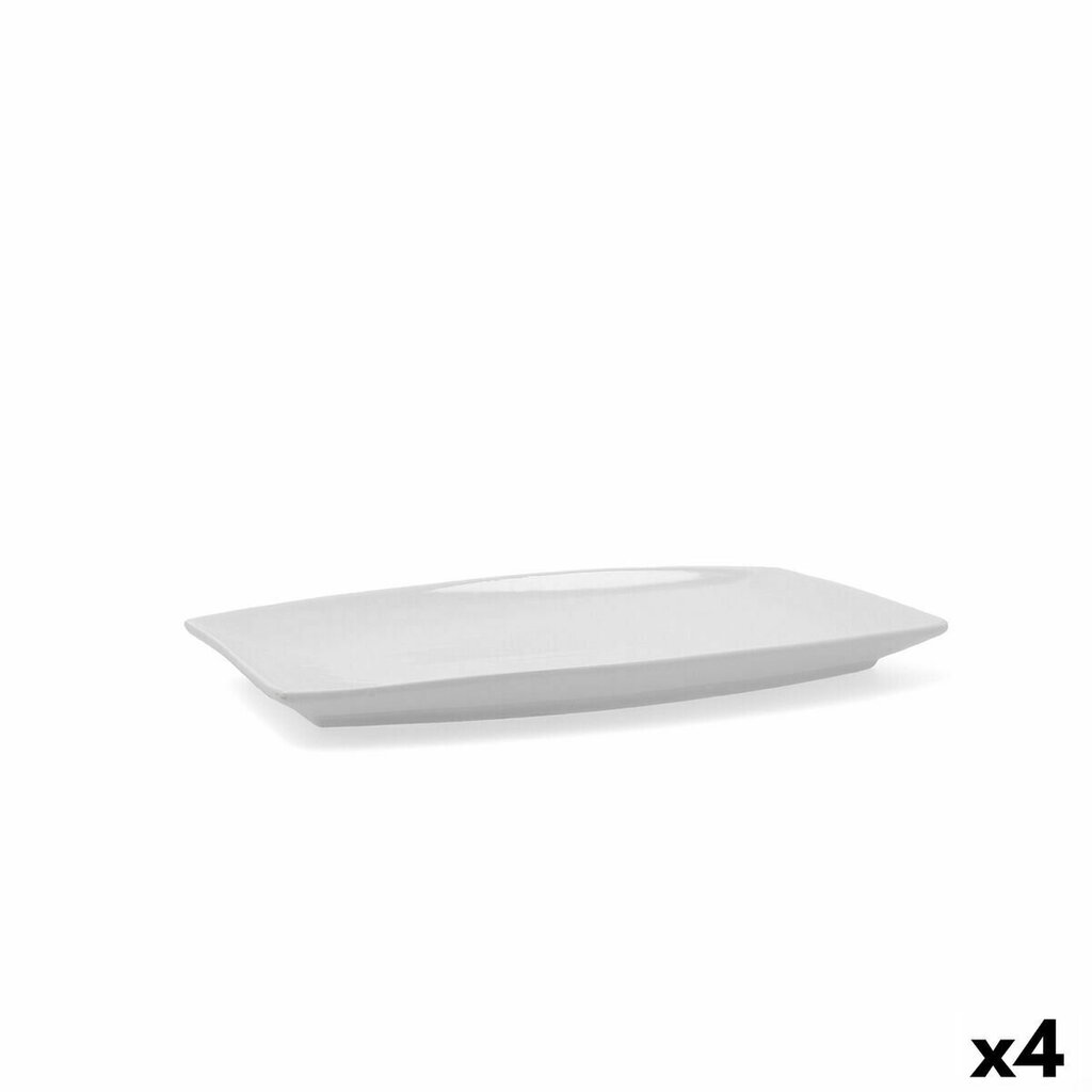 Vuoka Quid Gastro Keraminen Valkoinen (30,5 x 19,5 x 2,5 cm) (Pack 4x) hinta ja tiedot | Astiat | hobbyhall.fi