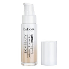 Pohjustusvoide IsaDora Skin Beauty Perfecting & Protecting SPF35 30 ml, 02 Linen hinta ja tiedot | Meikkivoiteet ja puuterit | hobbyhall.fi