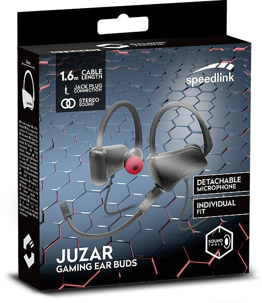 Speedlink Juzar (SL-860020-BKRD) langalliset pelikuulokkeet hinta ja tiedot | Kuulokkeet | hobbyhall.fi