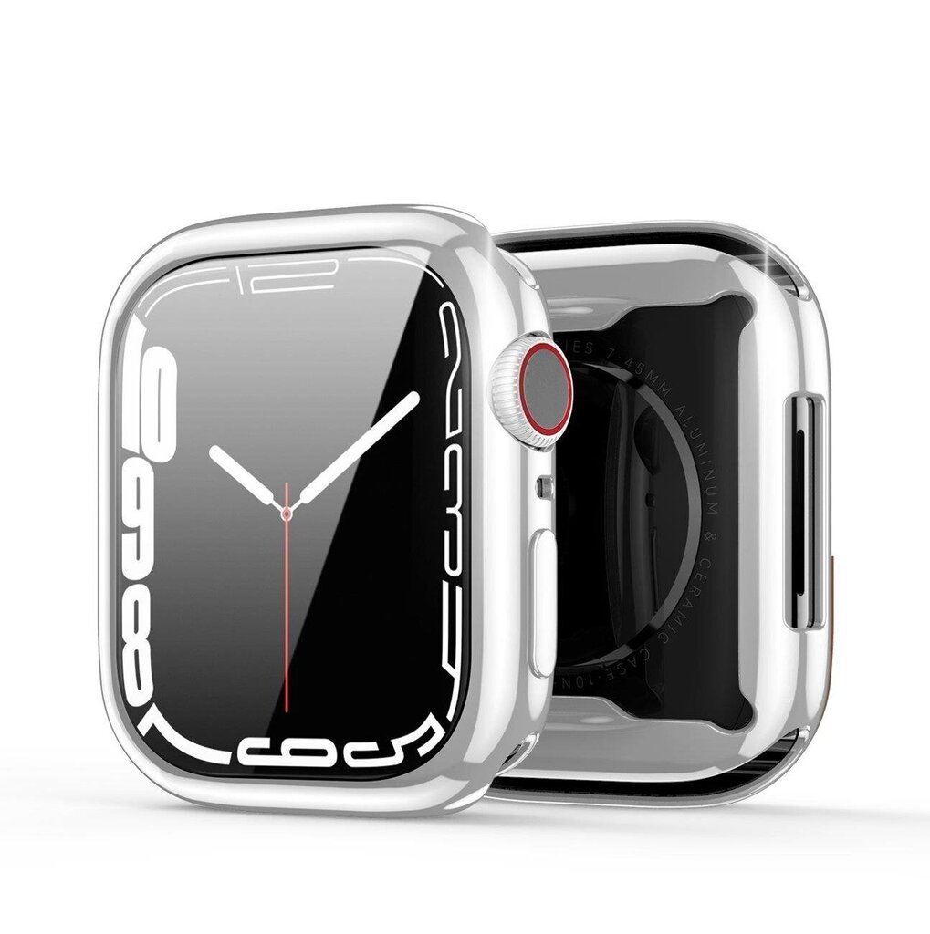 Dux Ducis Samo kotelo kelloille Apple Watch:lle 6 40mm / Watch 5 40mm / Watch 4 40mm / Watch SE 40mm, hopea hinta ja tiedot | Älykellojen ja aktiivisuusrannekkeiden lisätarvikkeet | hobbyhall.fi