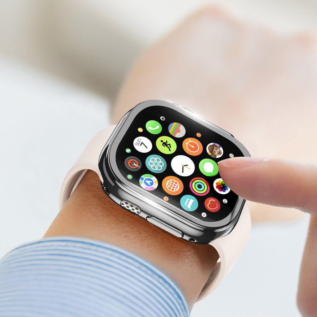 Dux Ducis, Apple Watch Ultra 49mm, musta hinta ja tiedot | Älykellojen ja aktiivisuusrannekkeiden lisätarvikkeet | hobbyhall.fi