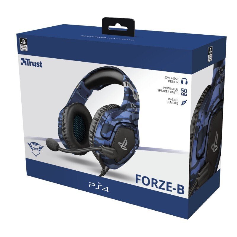 Trust GXT 488 Forze-B PS4 hinta ja tiedot | Kuulokkeet | hobbyhall.fi